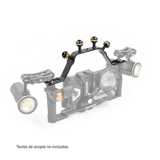 Barra de extensión superior para soporte Doble Asa Divevolk, vista 6
