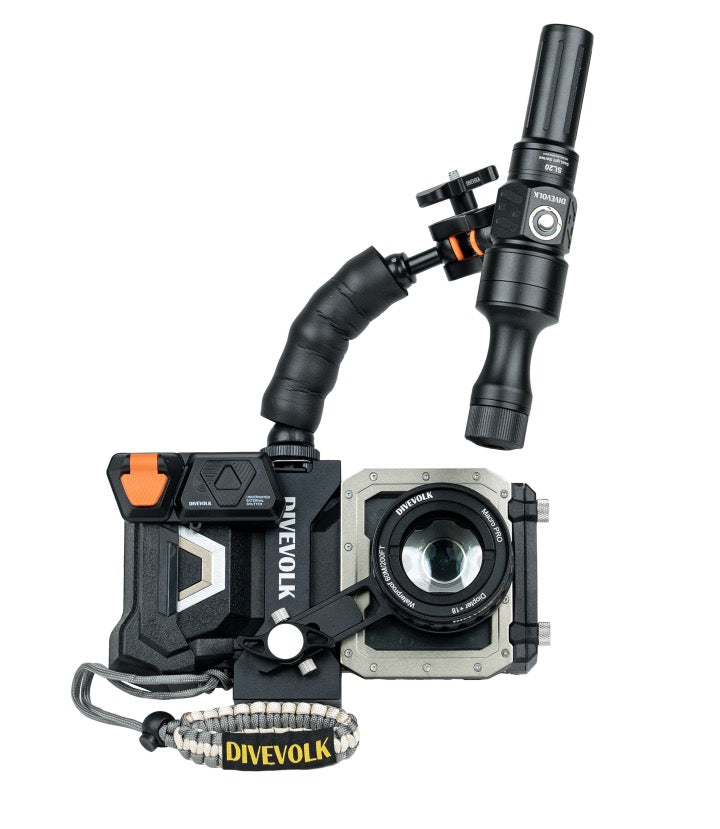 Extensor con brazo de 67 mm para lentes y filtros