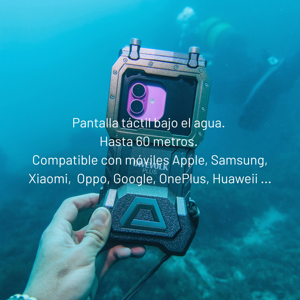 CARCASA DIVEVOLK SEATOUCH 4 MAX PLUS - Compatible con Series 16 iPhone