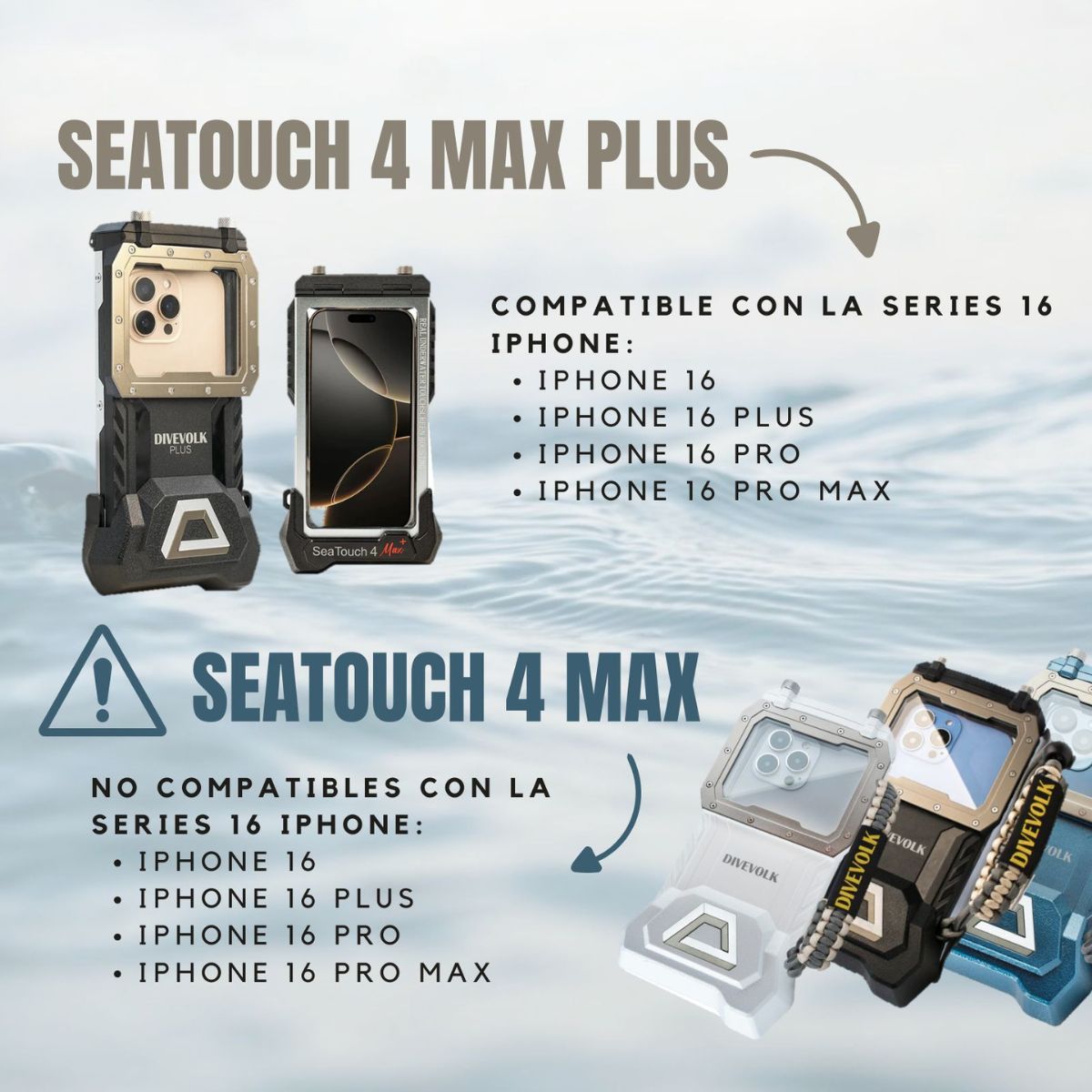 Carcasa Divevolk SeaTouch 4 Max