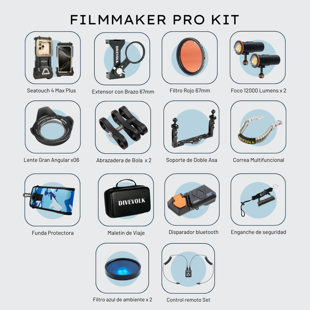 Filmmaker PRO KIT Divevolk, vista 2