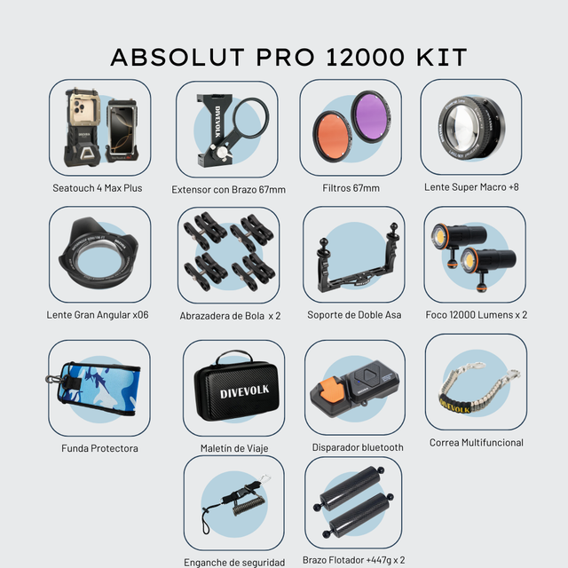 Absolut PRO 12000 KIT Divevolk, vista 2
