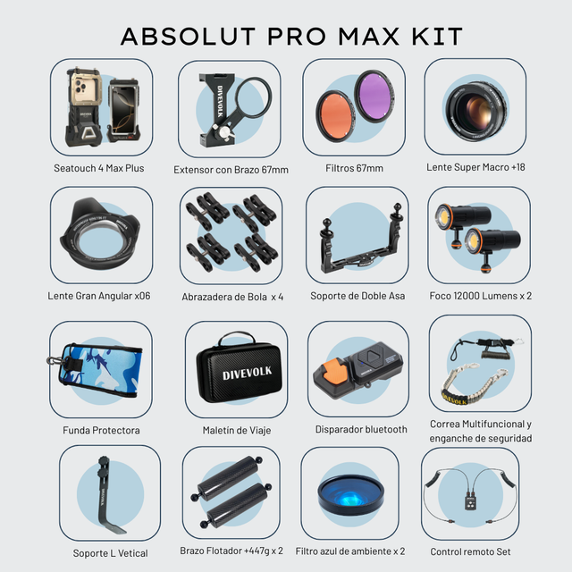 Absolut PRO MAX KIT Divevolk, vista 2