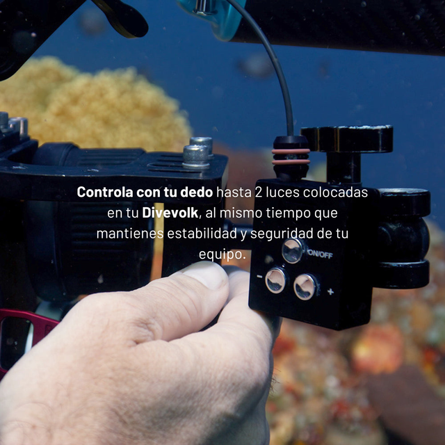 Control Remoto de Luces SL50 y SL120 Divevolk, vista 2