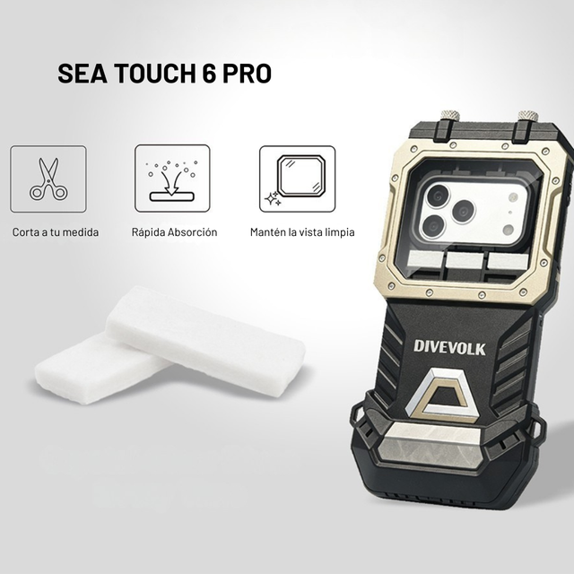 Almohadillas disecantes para Adaptadores Sea touch 6 PRO Divevolk