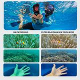 Filtro rojo Snorkel para Sea touch 6 PRO