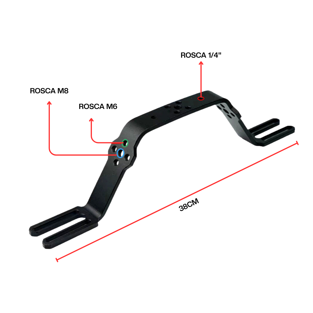 Barra de extensión superior para soporte Doble Asa