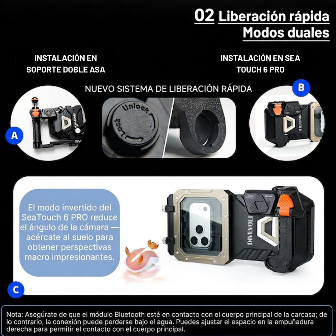 Disparador Externo Sea touch 6 PRO. 5.4