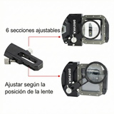 Extensor con brazo de 67 mm para lentes y filtros