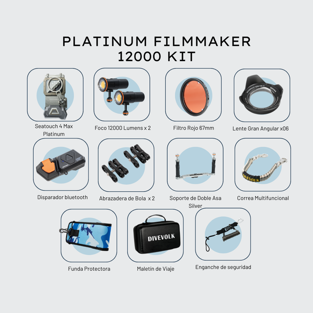 Platinum Filmmaker 12000 KIT Divevolk, vista 2