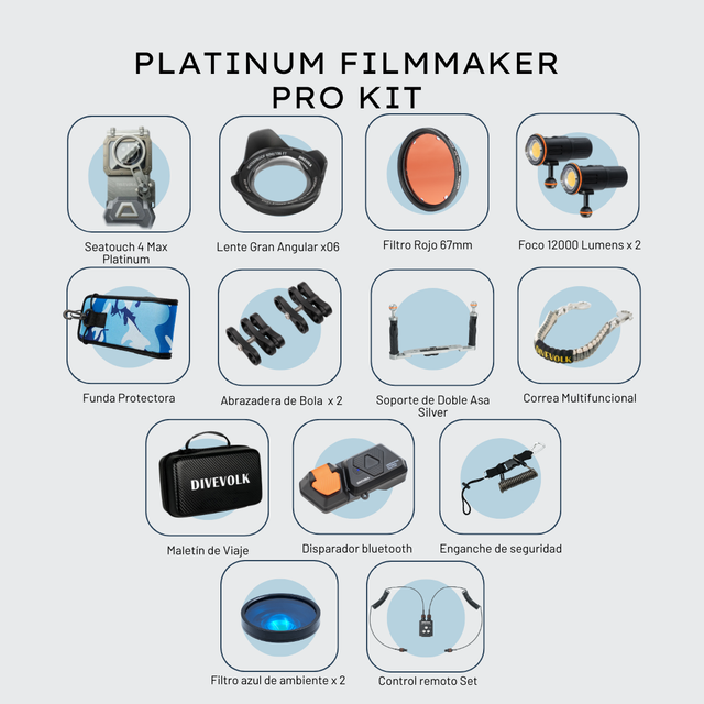Platinum Filmmaker PRO KIT Divevolk, vista 2