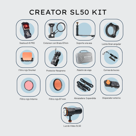 6 Pro Creator 5000 Kit Divevolk, vista 2