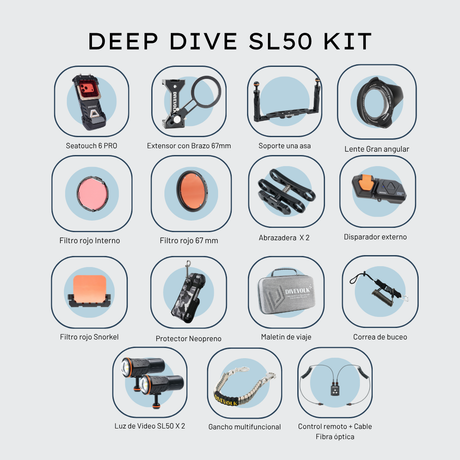 6 Pro Deep Dive 5000 Kit Divevolk, vista 2