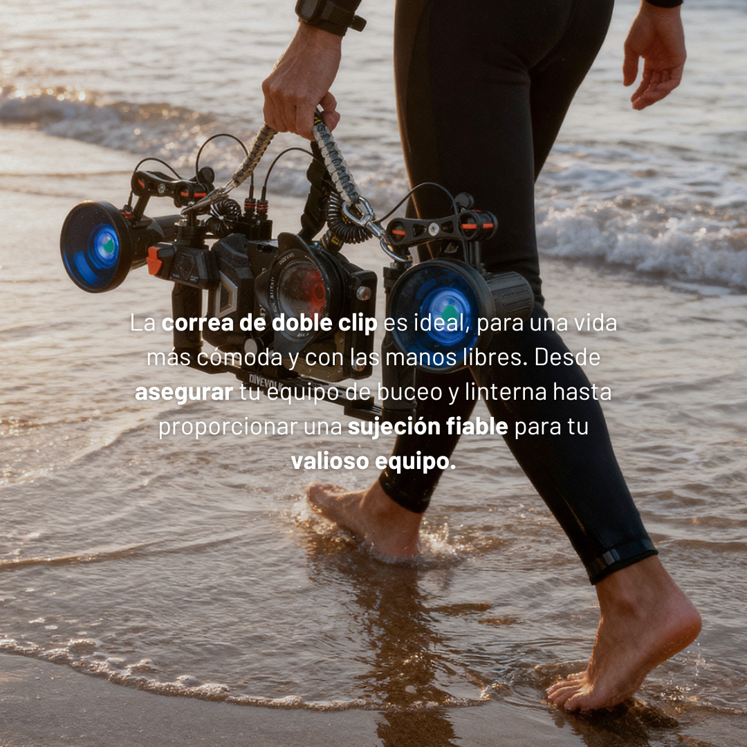 Correa multifuncional de doble Clip