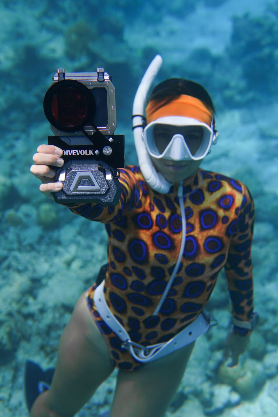 Foto de Kevin Flores e Iris Busi con la Divevolk