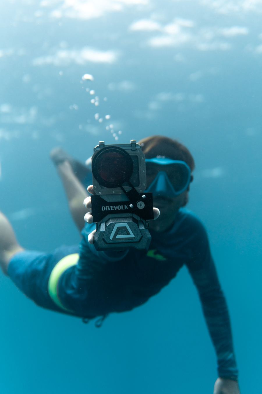 Foto de Kevin Flores e Iris Busi con la Divevolk